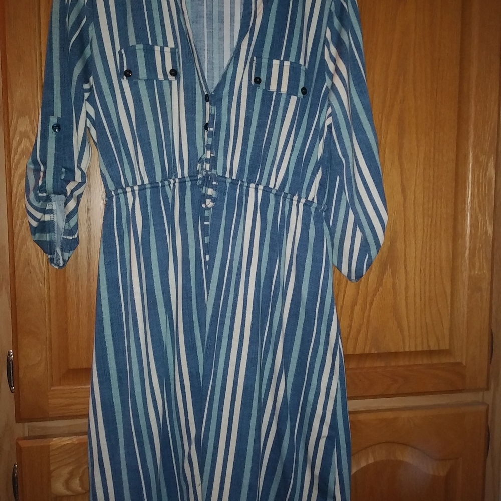 Striped Cotton dress